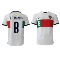 Portugal Bruno Fernandes #8 Fußballbekleidung Auswärtstrikot WM 2022 Kurzarm